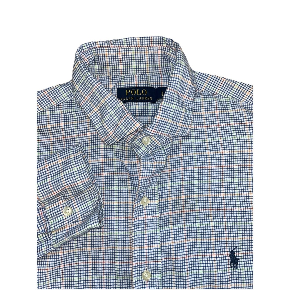 Polo Ralph Lauren Multicolored‎ Checkered L/S Button Down Shirt Men's Large